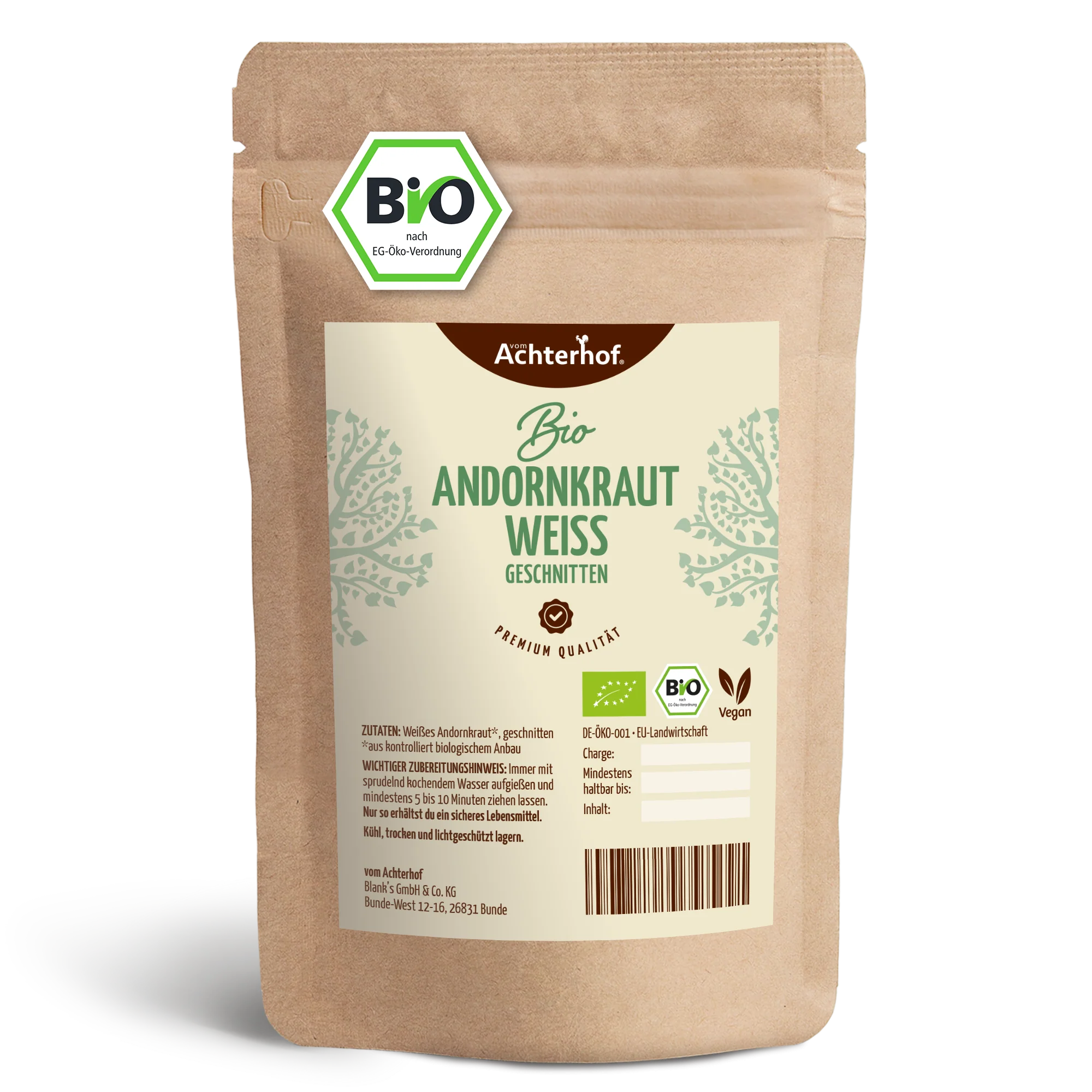Andornkraut weiß geschnitten Bio (250g)
