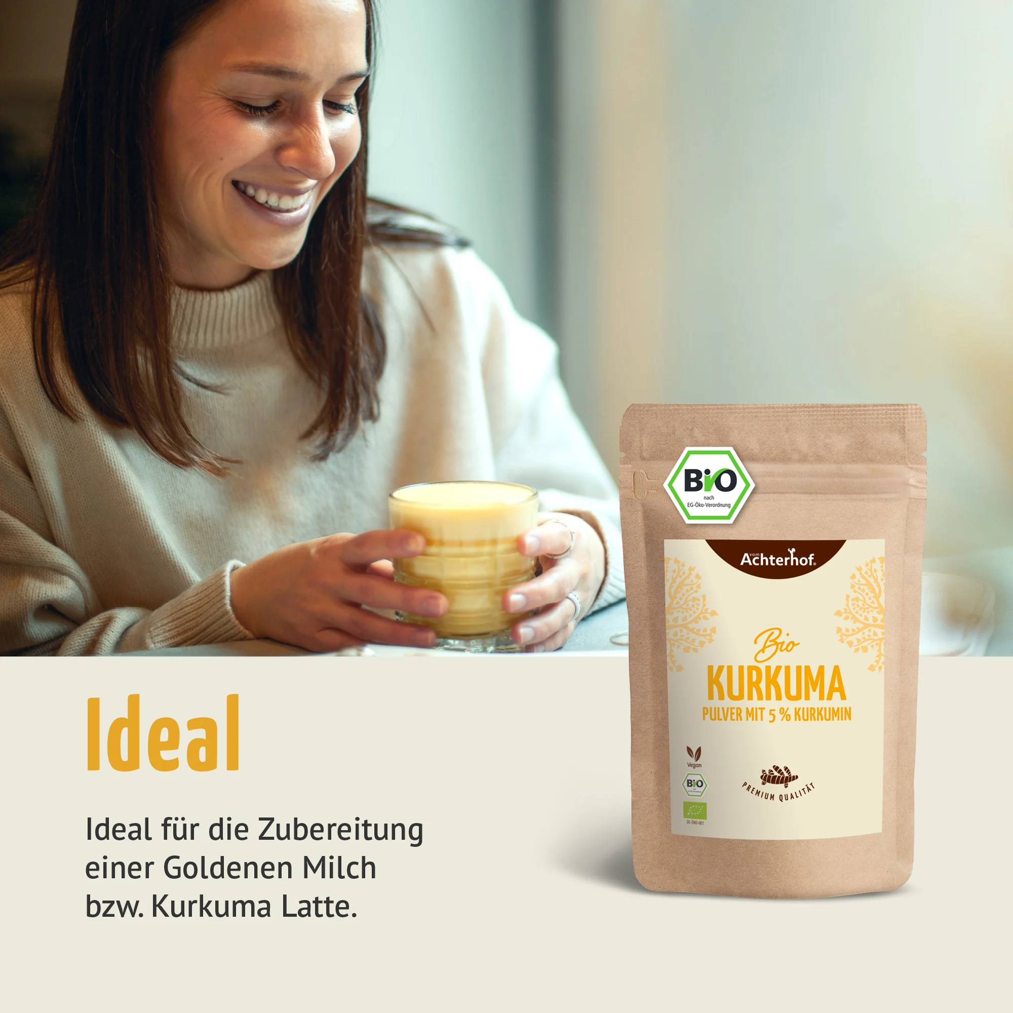 Bio Kurkuma Pulver 5% Curcumin (250g) - Image 5