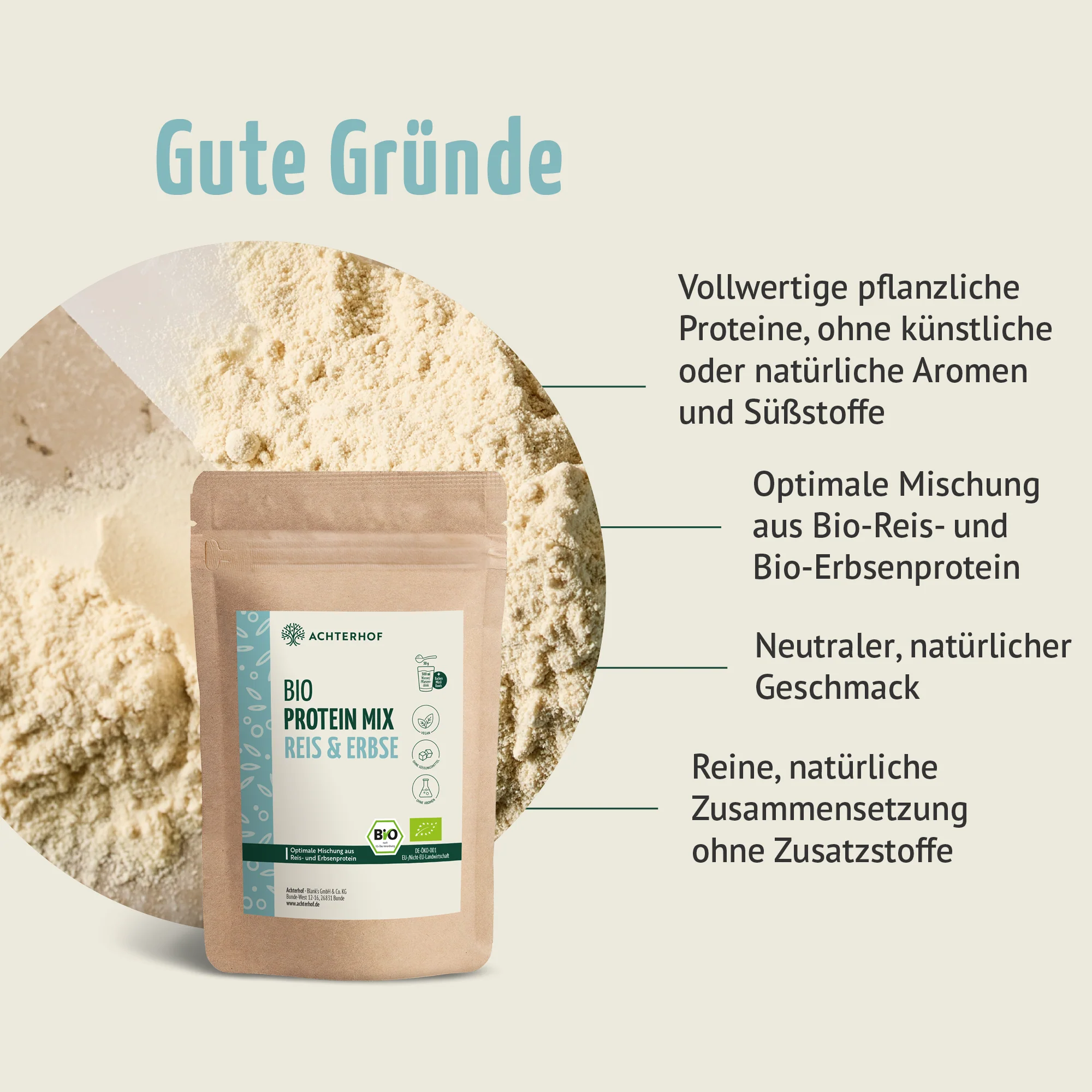 Bio Protein Mix Reis & Erbse (250g) - Image 4