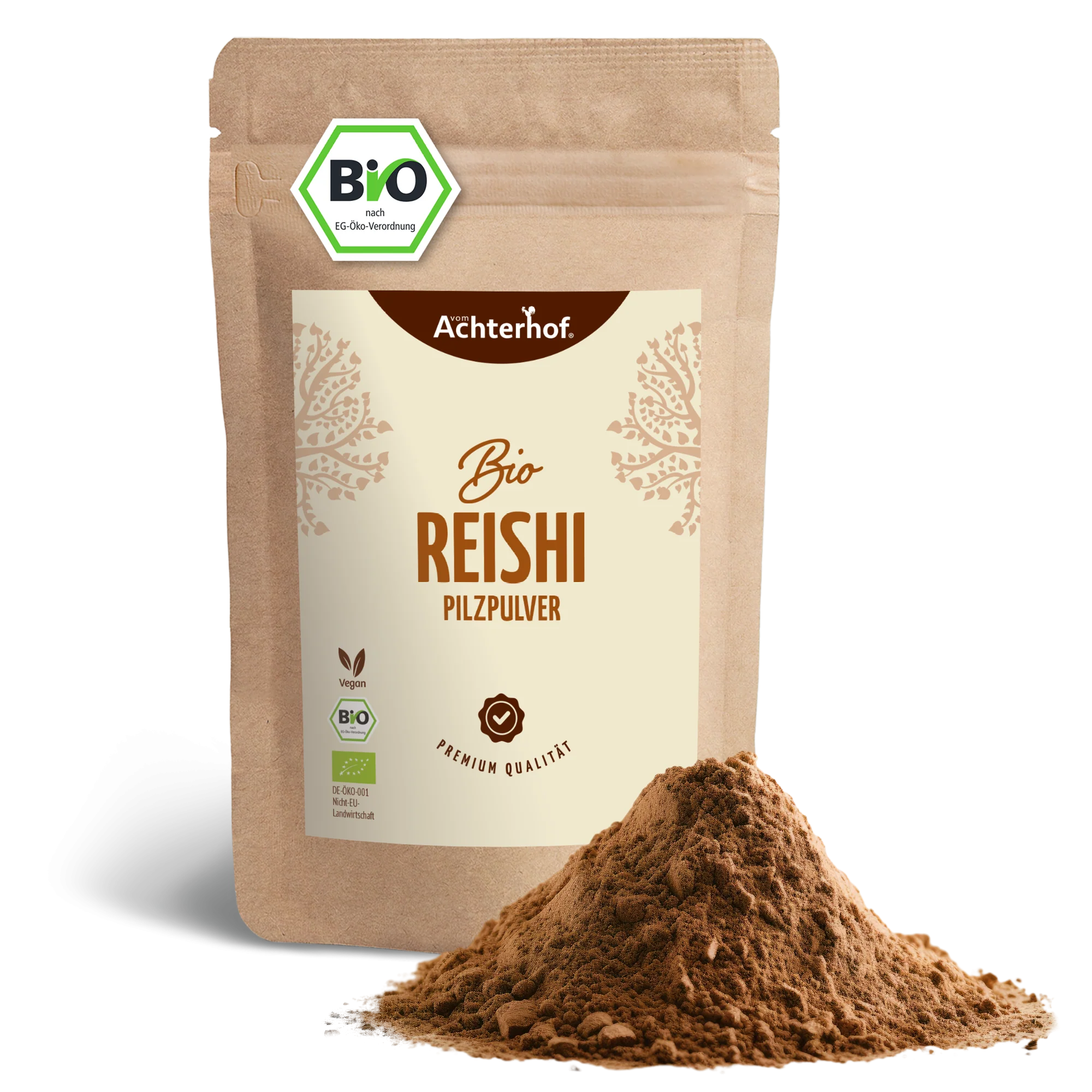 Bio Reishi Pilzpulver (100g) - Image 2