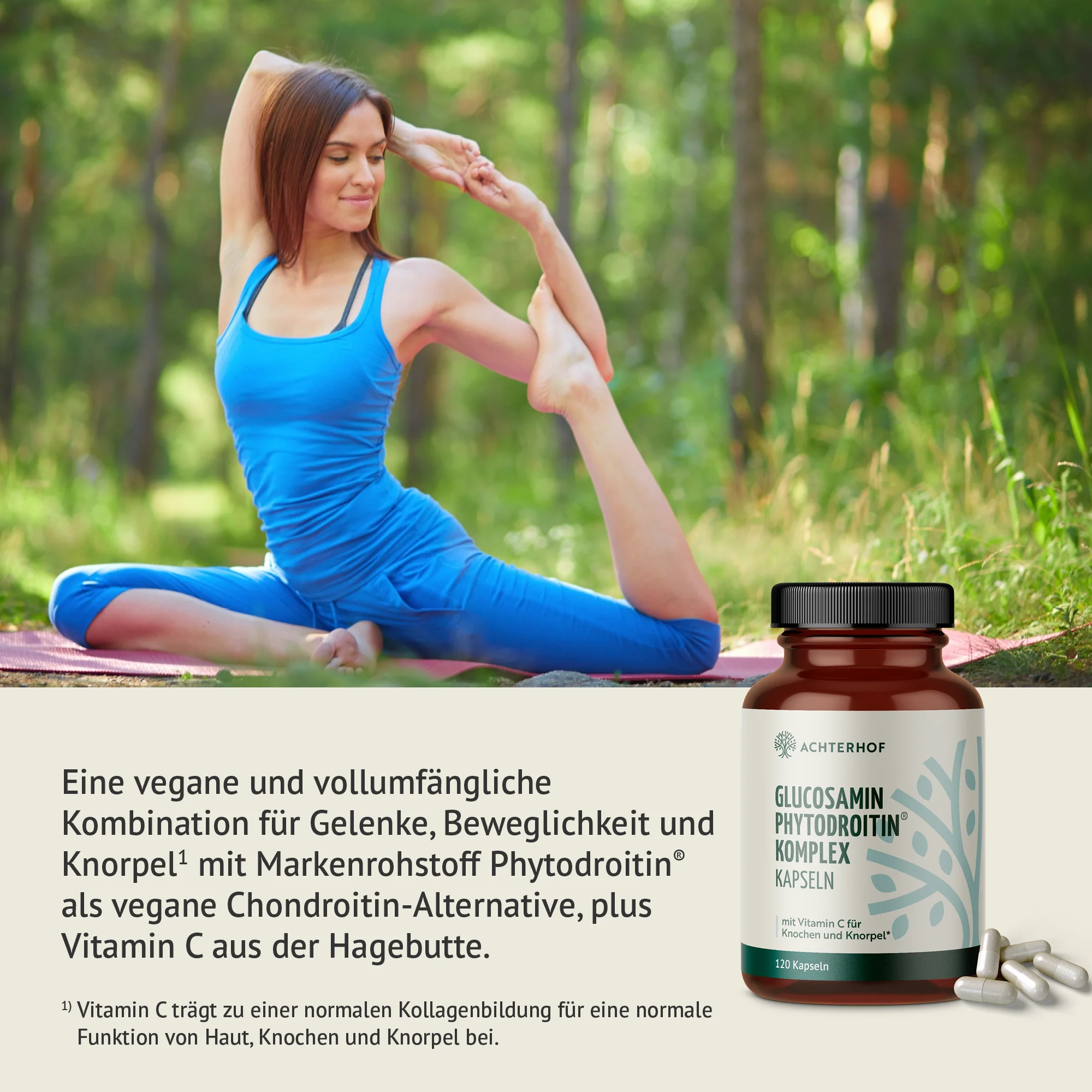 Glucosamin Phytodroitin® Komplex Kapseln (120 Kapseln) - Image 3