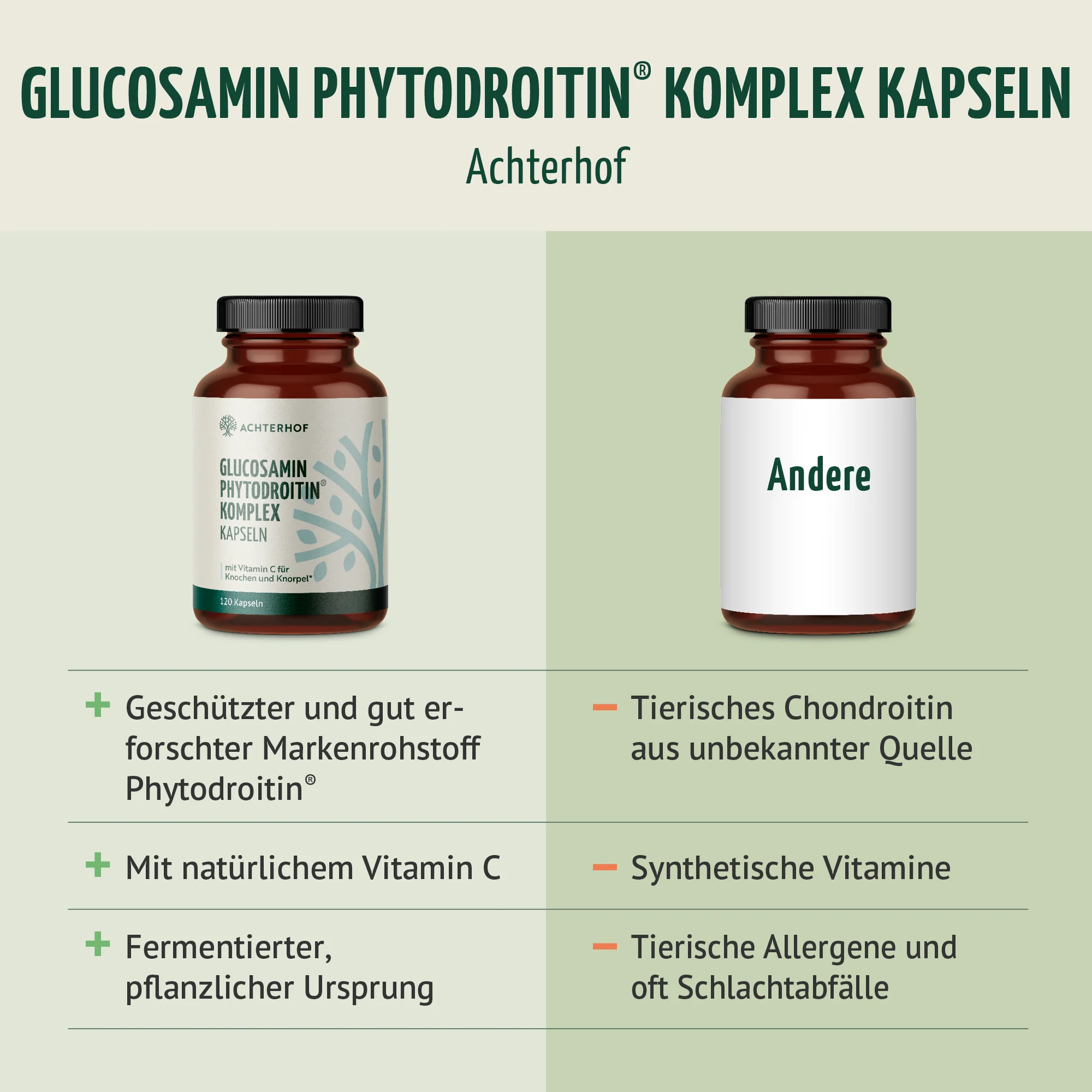 Glucosamin Phytodroitin® Komplex Kapseln (120 Kapseln) - Image 5