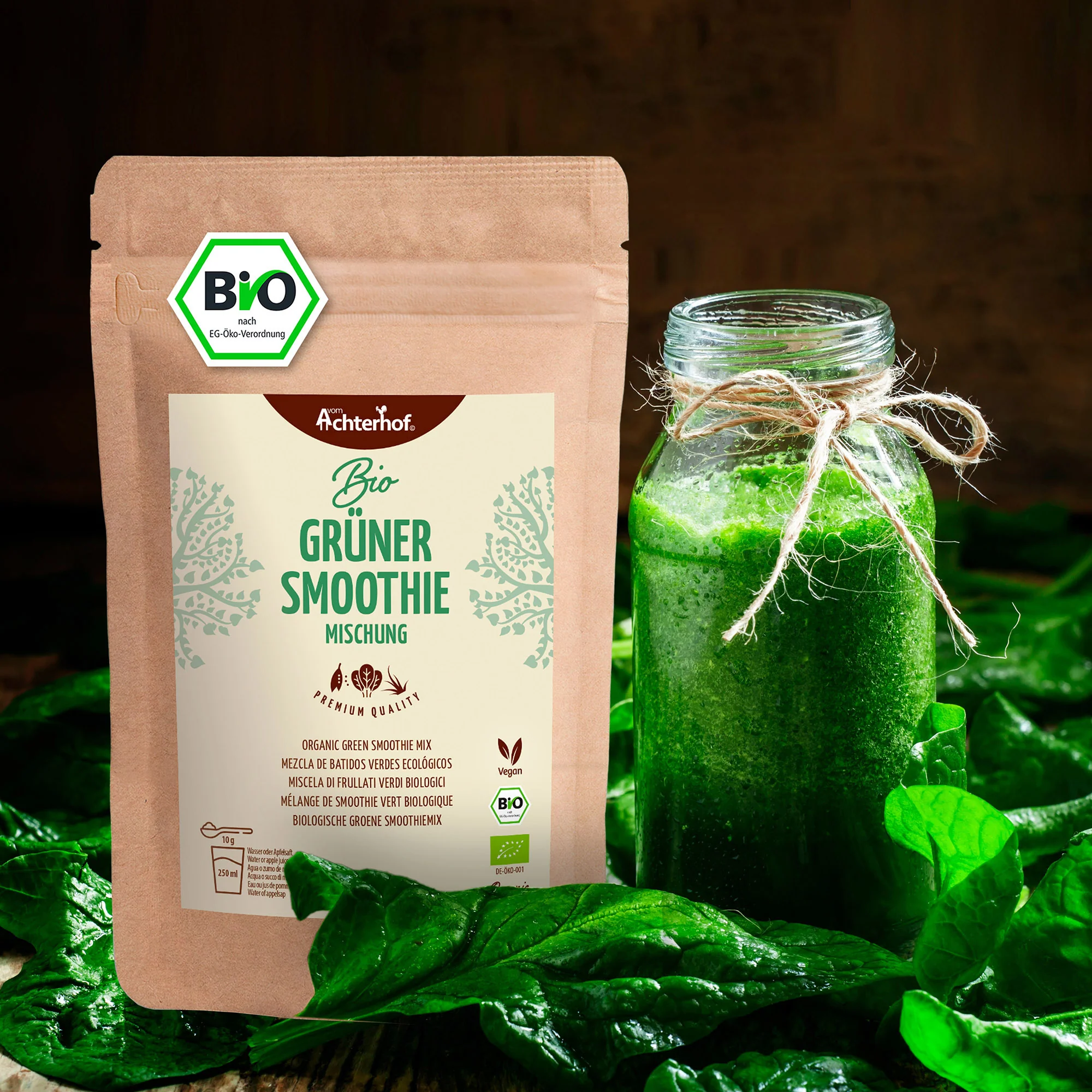 Grüner Smoothie Mischung Bio (500g) - Image 3