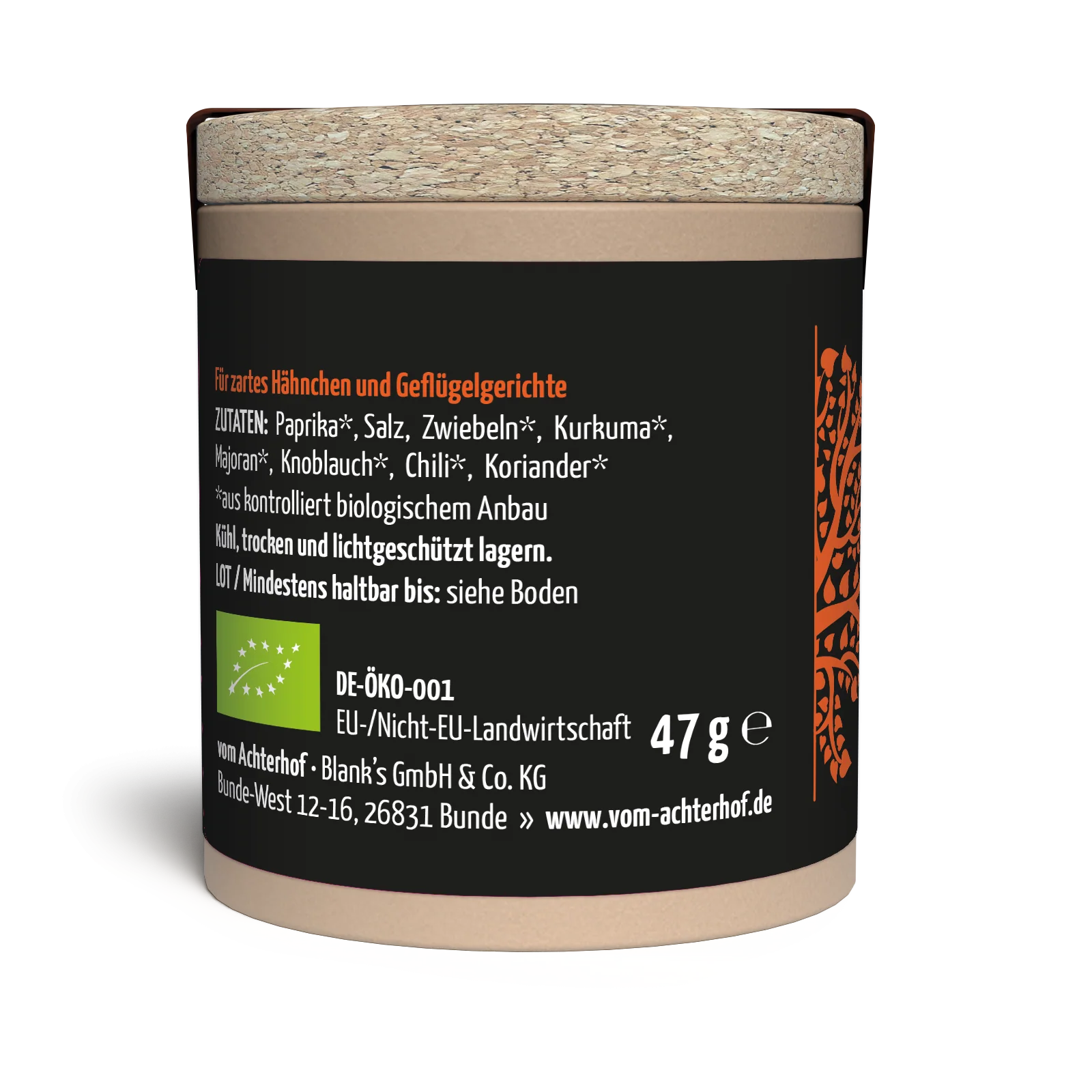 Hähnchen Rub Gewürzzubereitung Bio (47g) - Image 2