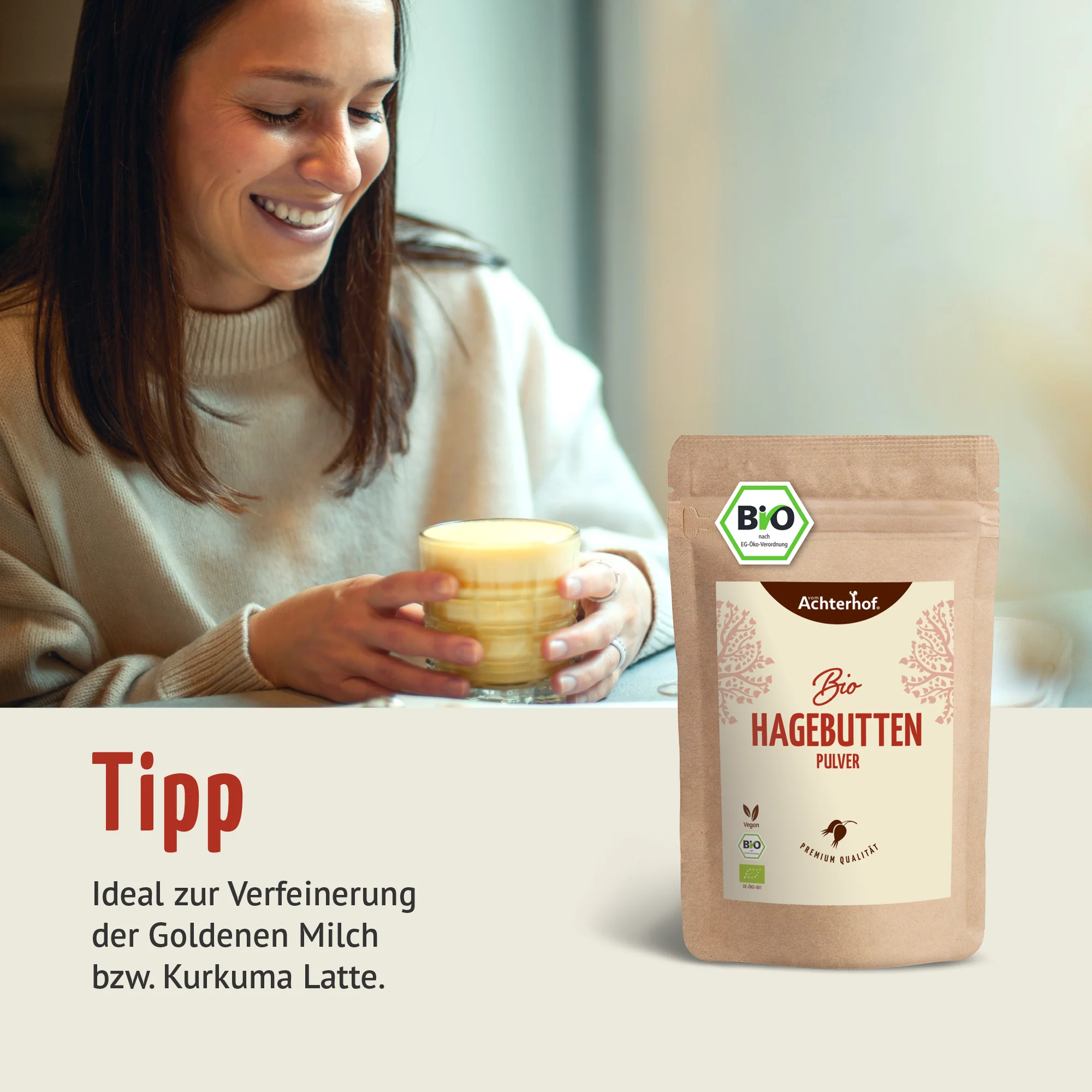 Bio Hagebutten Pulver (500g) - Image 5