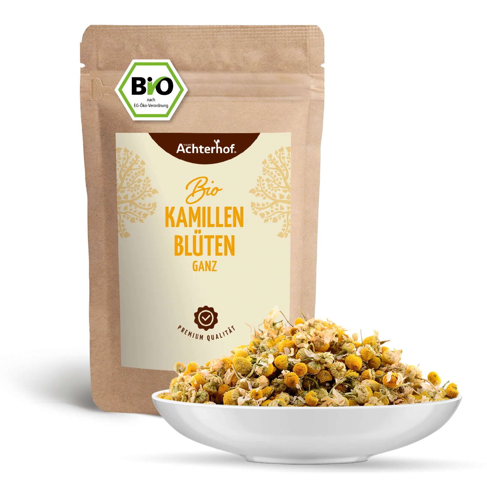 Kamillenblüten ganz Bio (250g) - Image 4