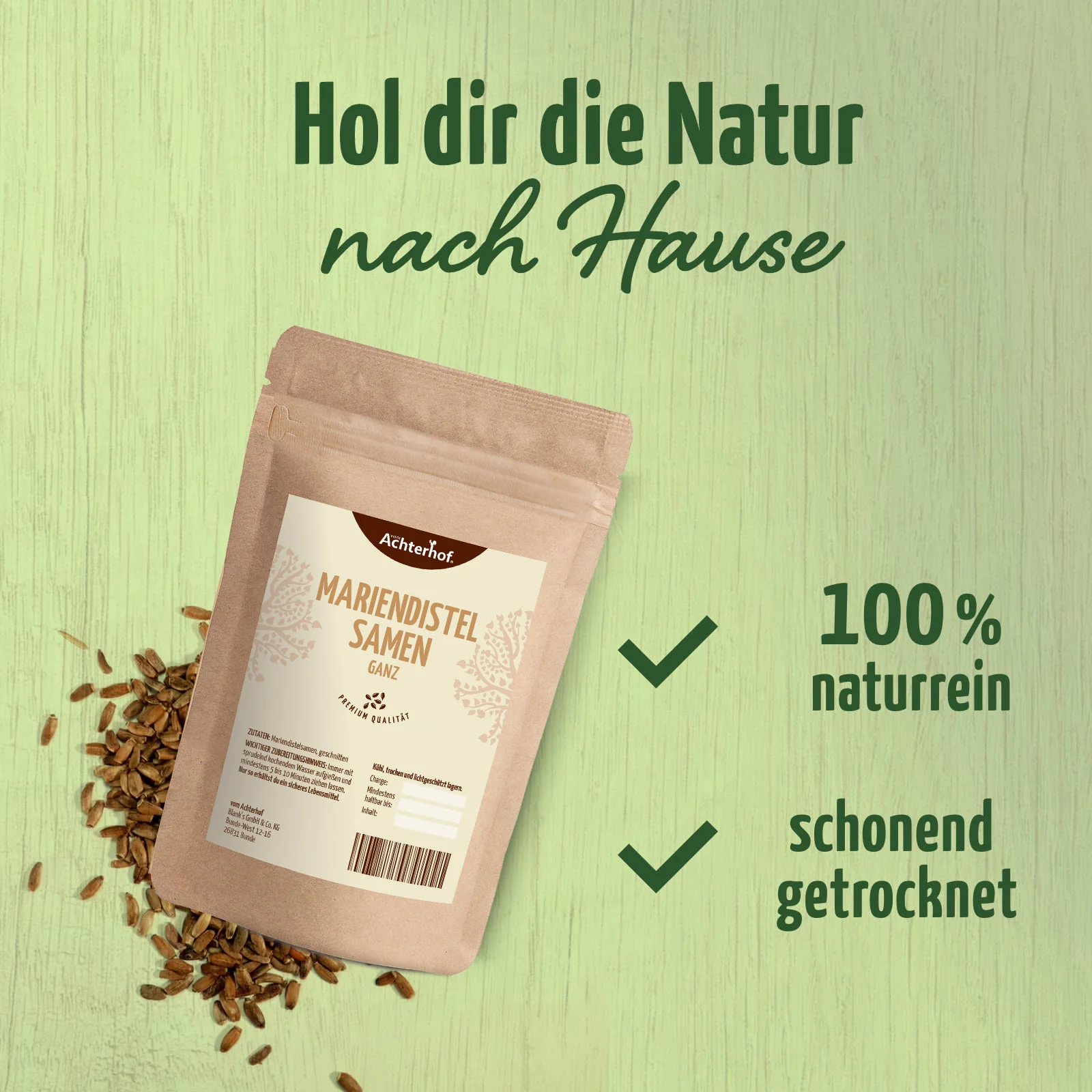 Mariendistelsamen ganz (250g) - Image 3