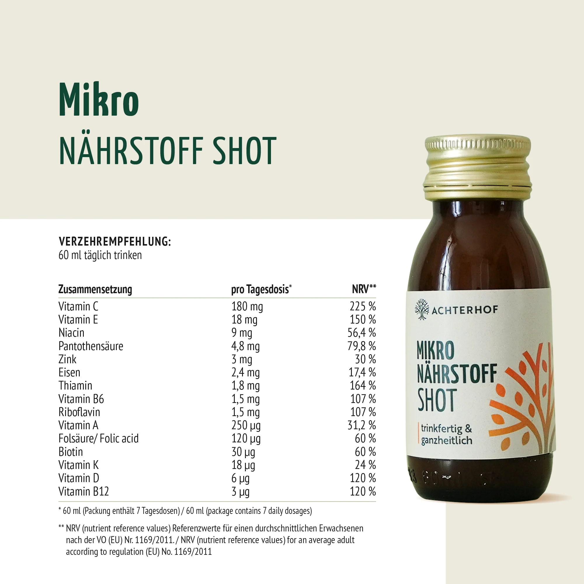 Mikronährstoff Shot (7 x 60ml) - Image 8