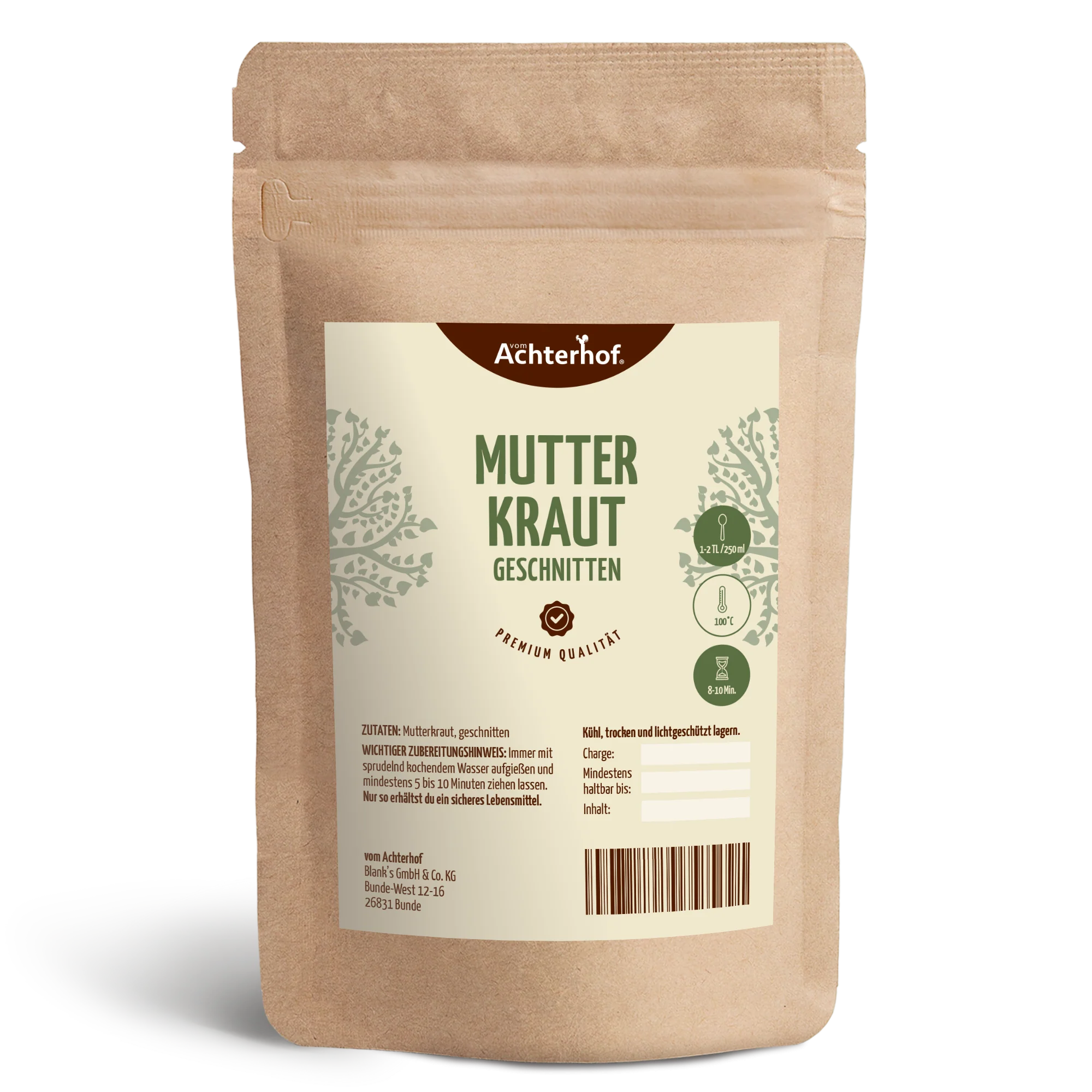 Mutterkraut geschnitten (500g)