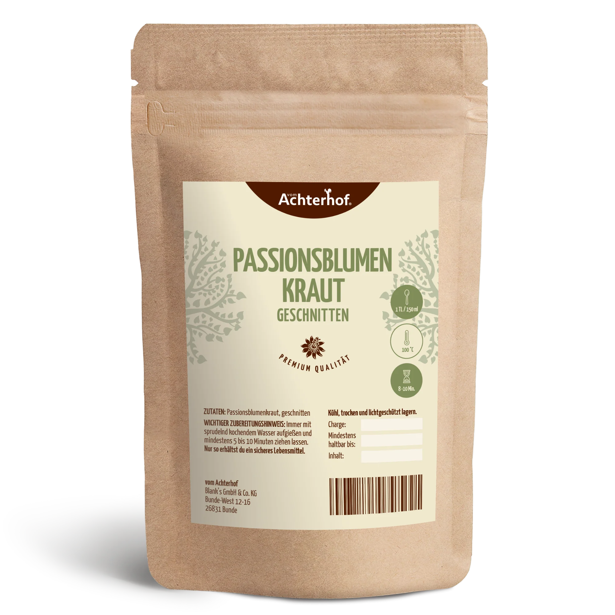 Passionsblumenkraut geschnitten (250g)