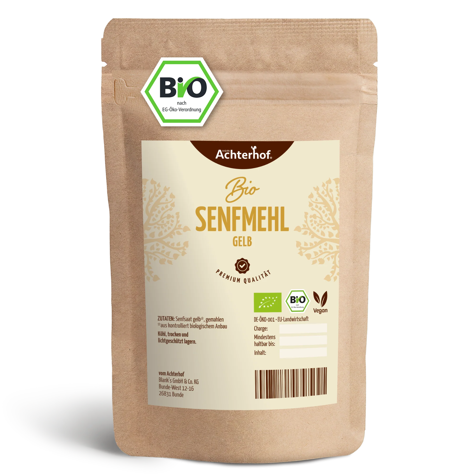 Senfmehl gelb Bio (1000g)