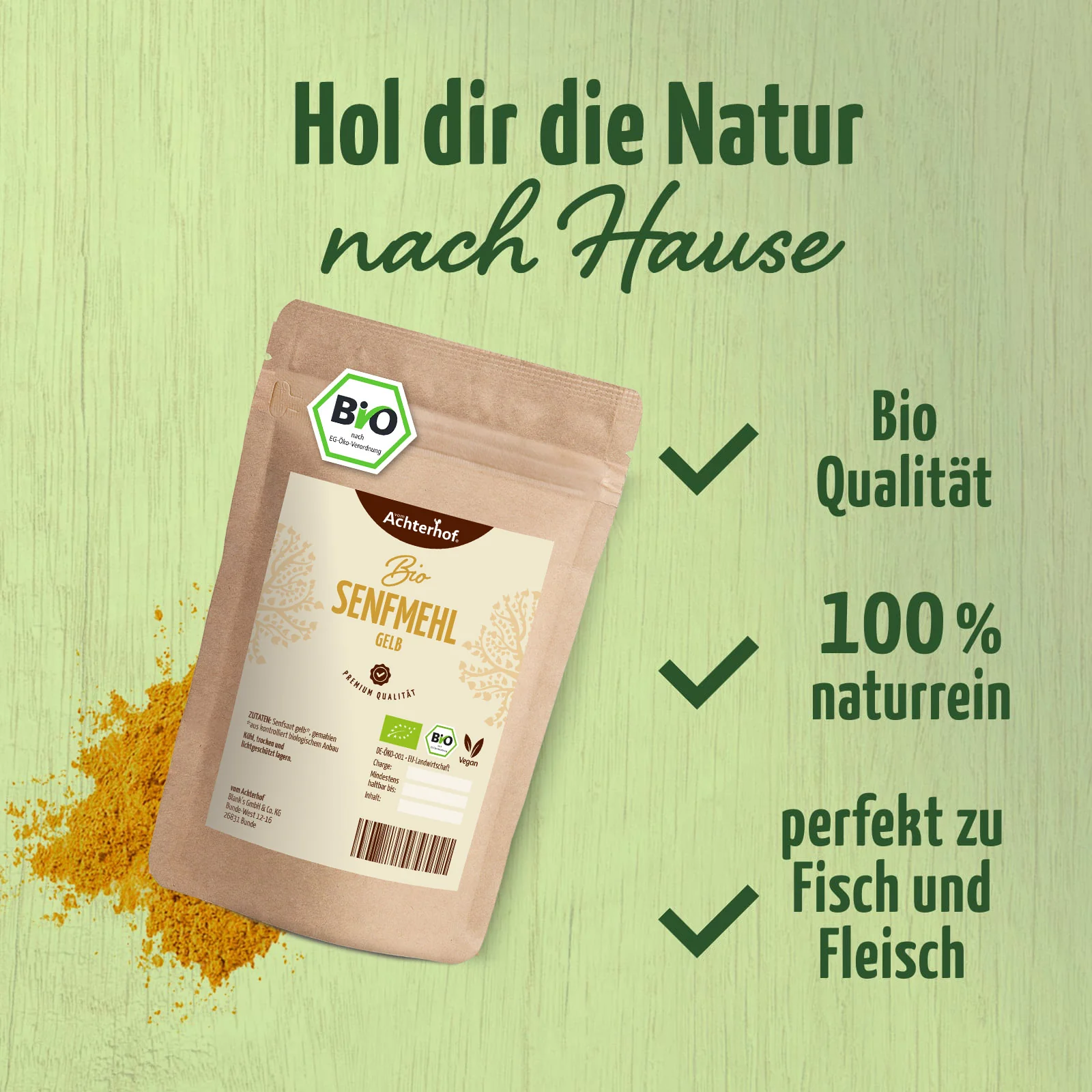 Senfmehl gelb Bio (500g) - Image 4