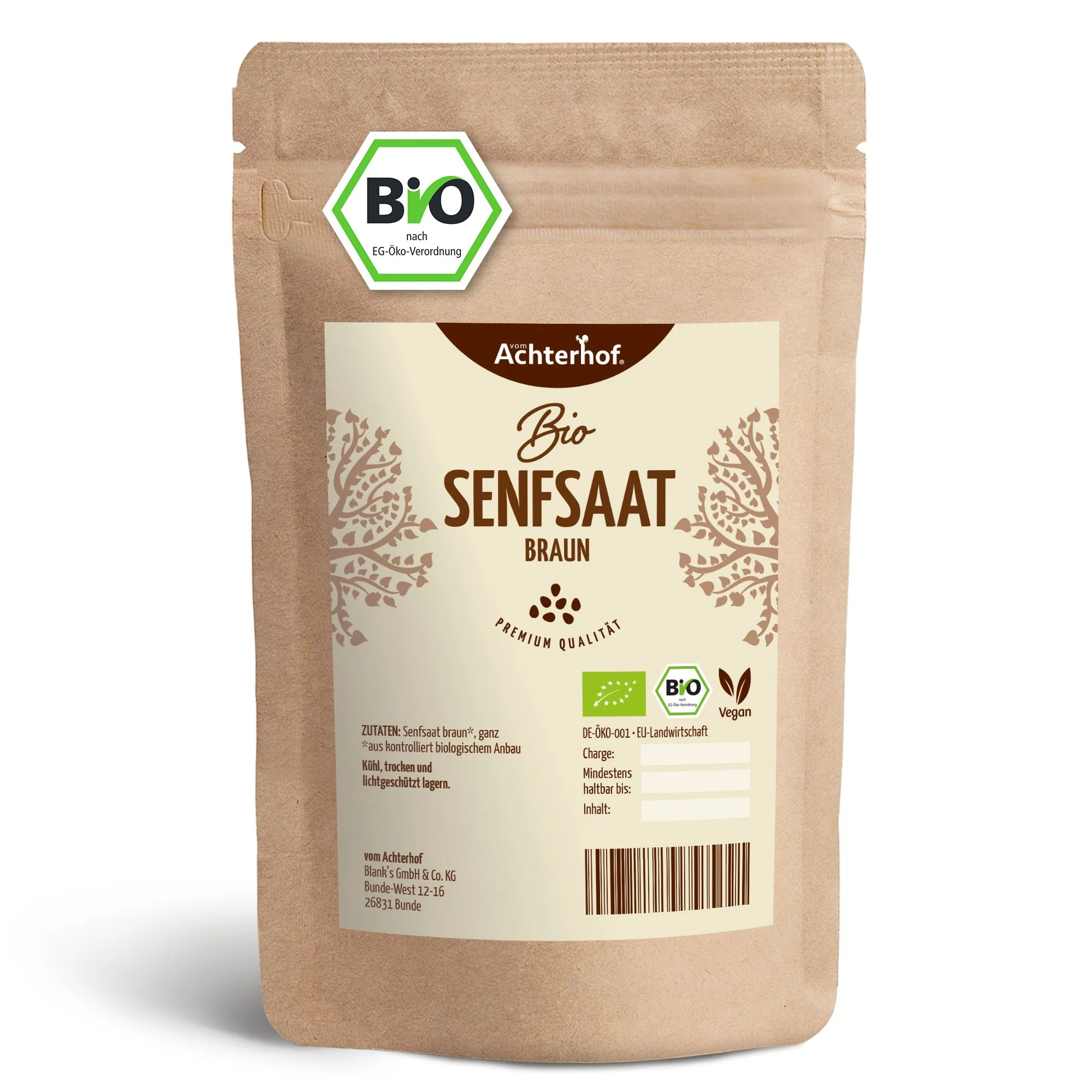 Senfsaat braun ganz Bio (1000g) - Image 3