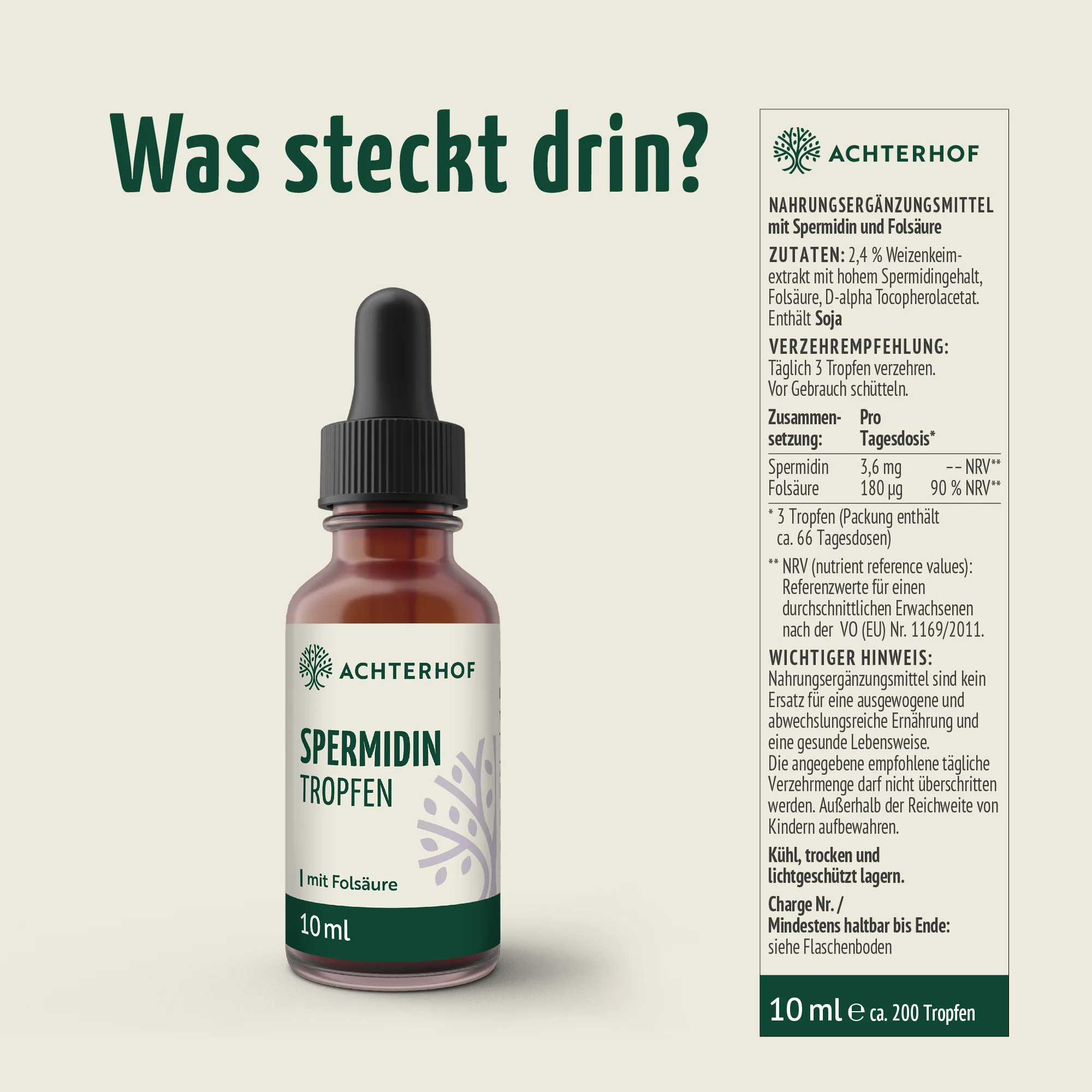 Spermidin B9 Tropfen (10ml) - Image 7