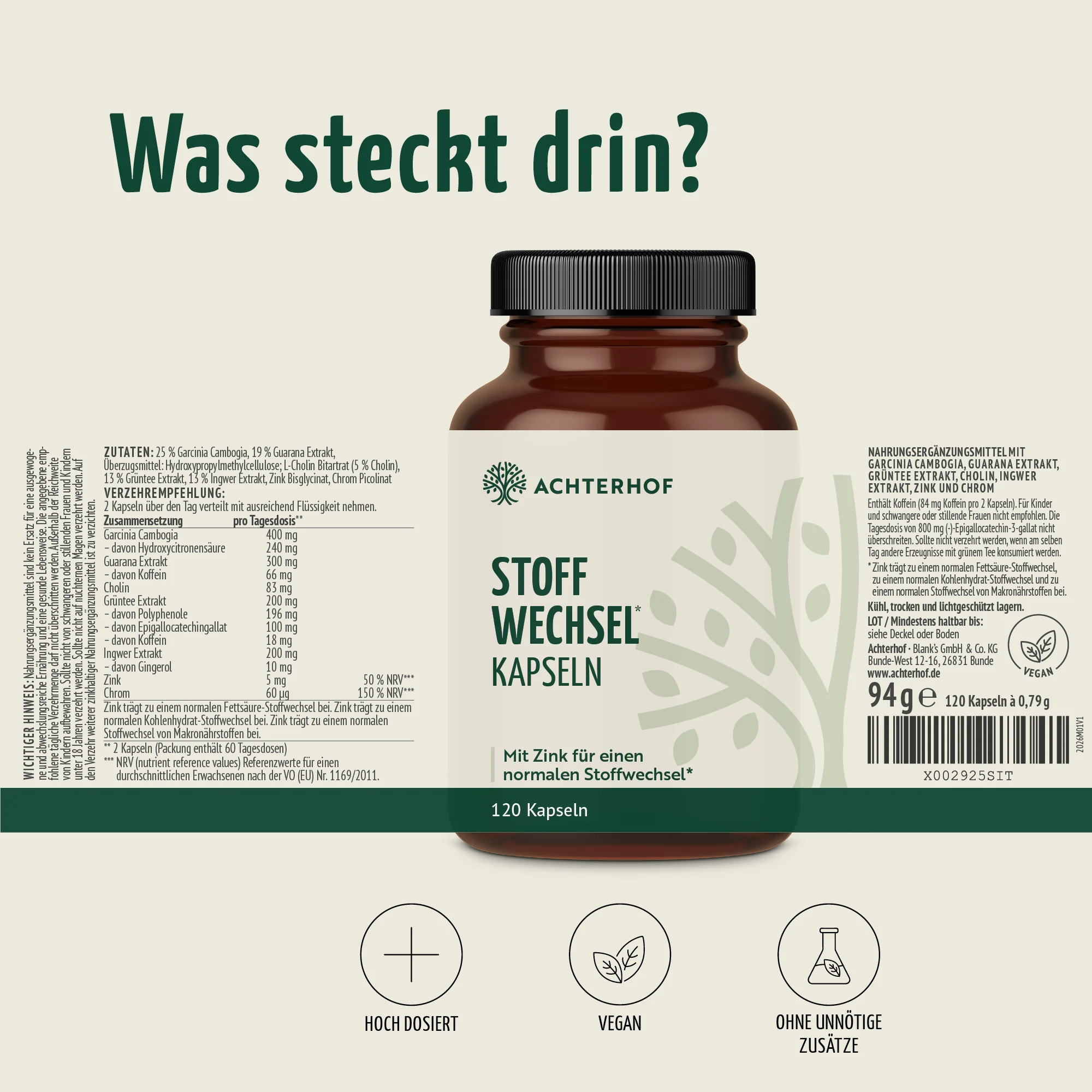 Stoffwechsel Kapseln (120 Kapseln) - Image 7