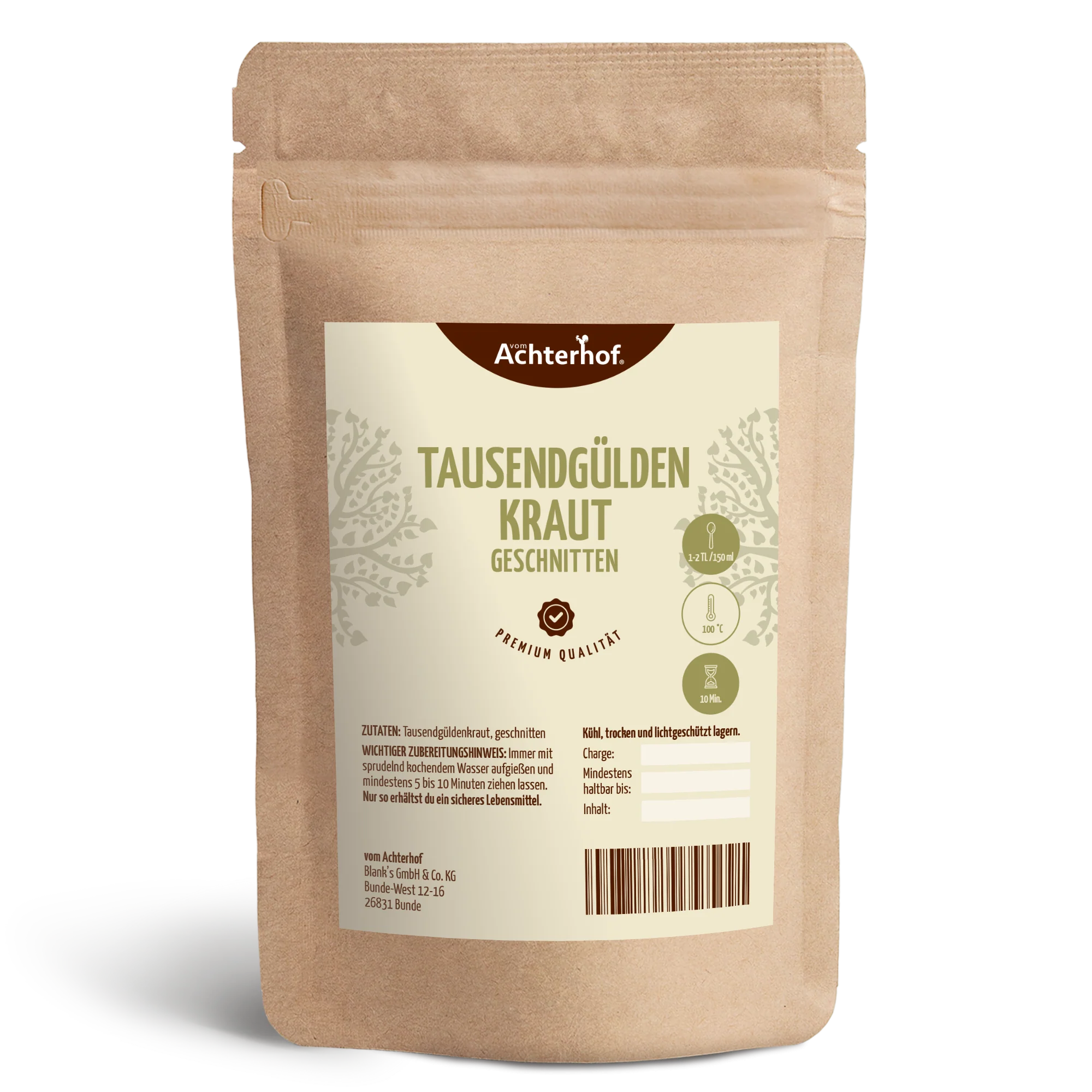 Tausendgüldenkraut geschnitten (100g)